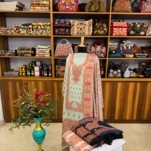 elegant silk kani suit